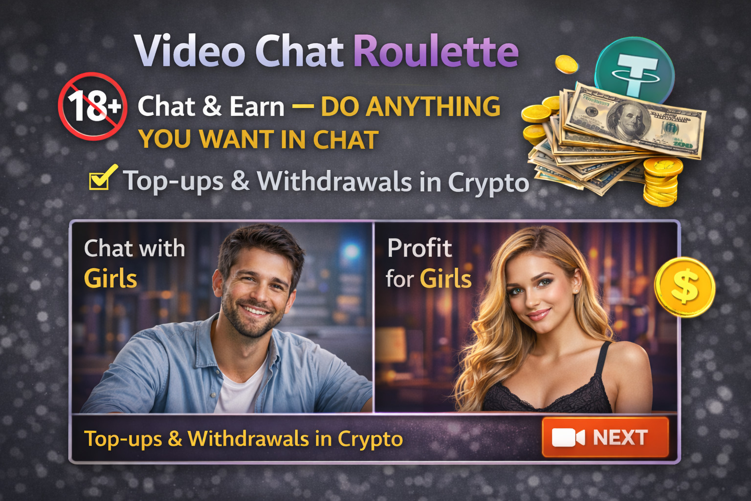 Paid Video Chat — Time-Based 1-on-1 Conversations | 1-HF