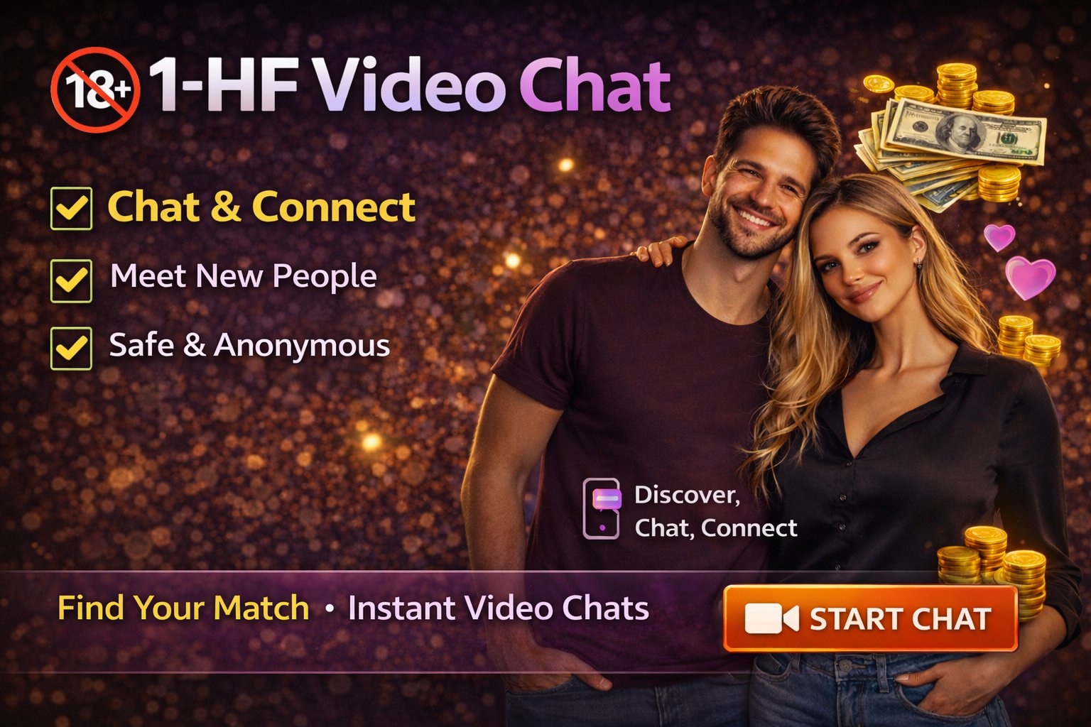 Earn cryptocurrency by talking to strangers - USDT payouts for video chat